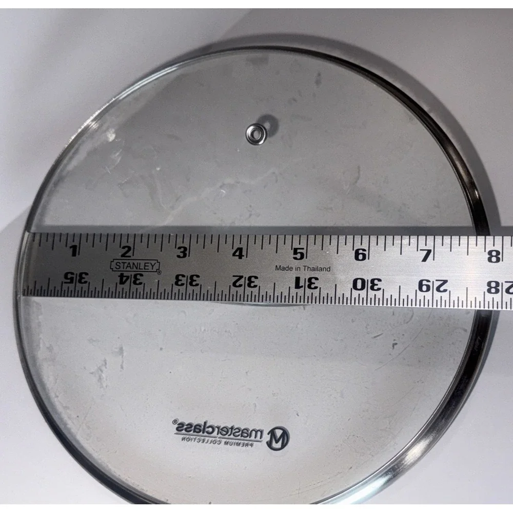 Masterclass Premium Cookware Glass Replacement Lid Vented 7.75